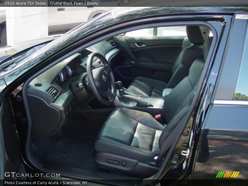 Crystal Black Pearl / Ebony 2010 Acura TSX Sedan