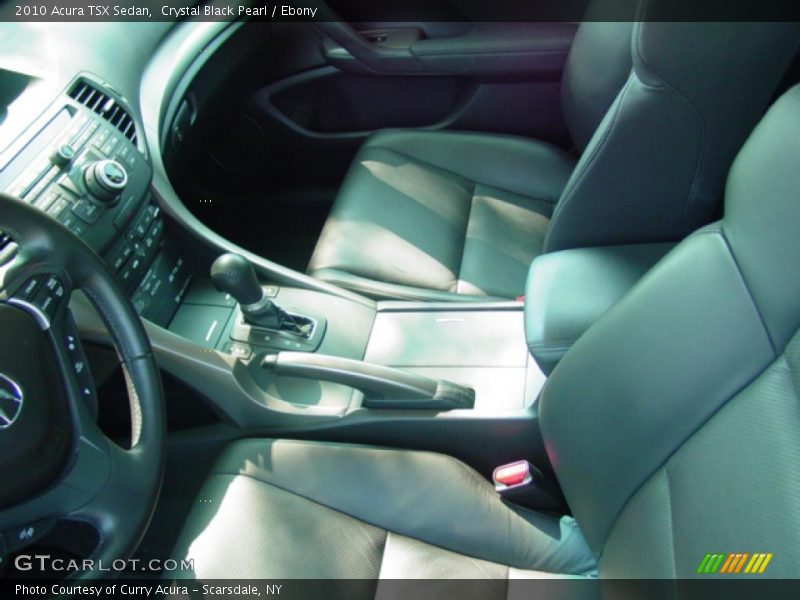 Crystal Black Pearl / Ebony 2010 Acura TSX Sedan