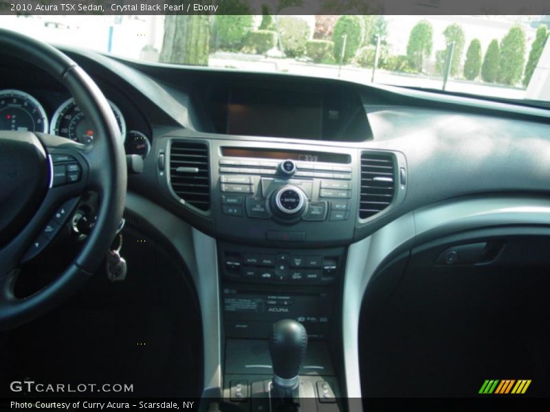 Crystal Black Pearl / Ebony 2010 Acura TSX Sedan