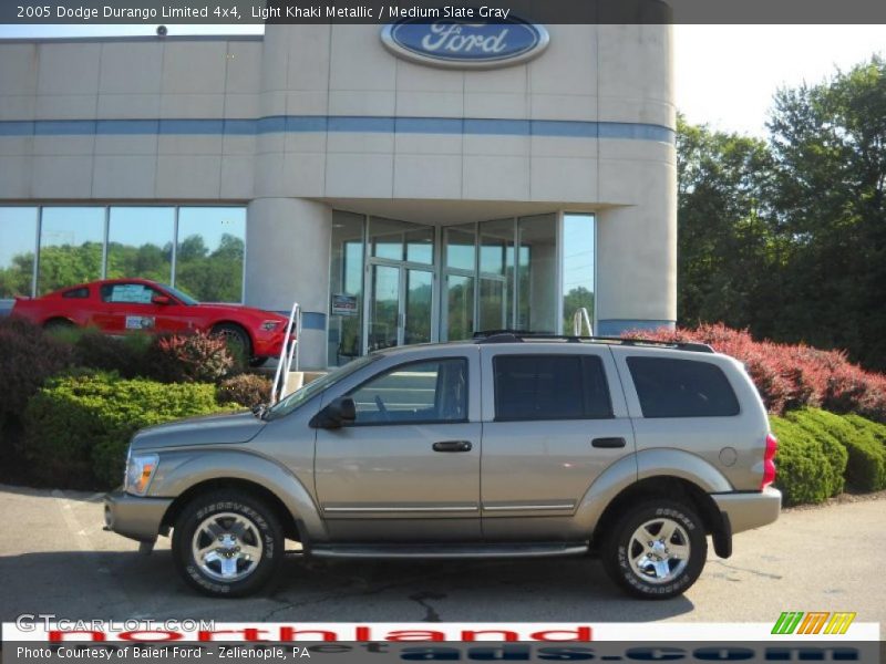 Light Khaki Metallic / Medium Slate Gray 2005 Dodge Durango Limited 4x4