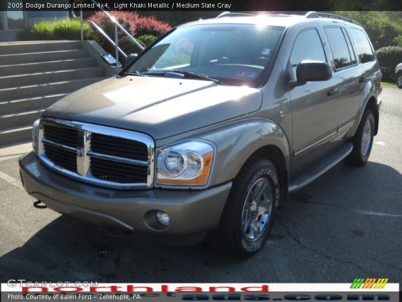 Light Khaki Metallic / Medium Slate Gray 2005 Dodge Durango Limited 4x4