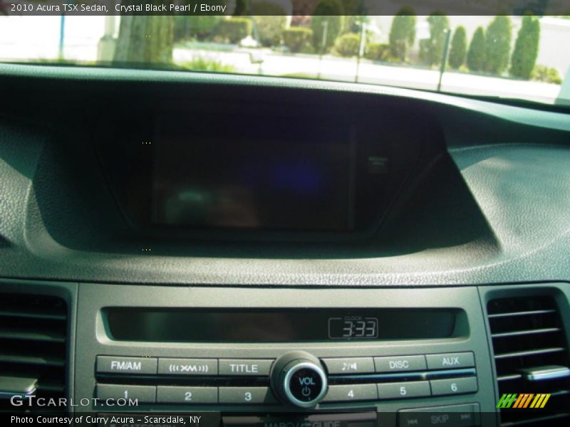 Crystal Black Pearl / Ebony 2010 Acura TSX Sedan