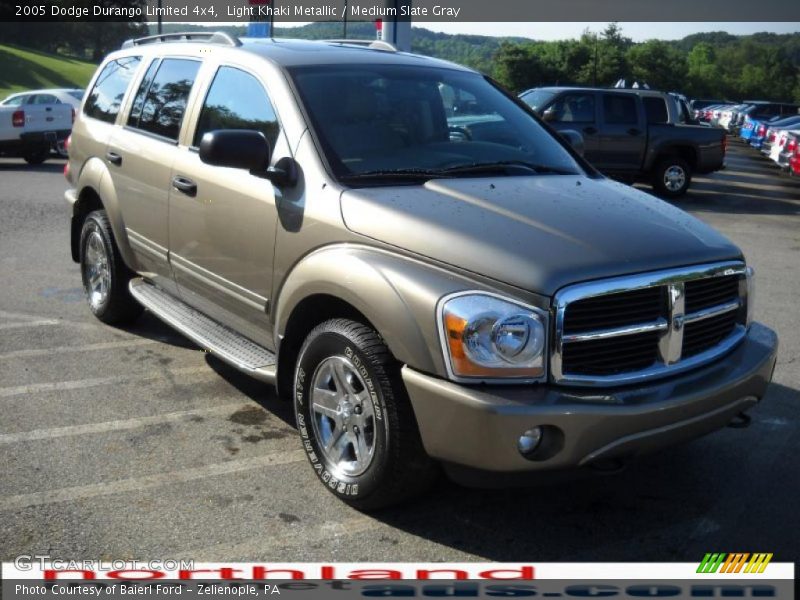 Light Khaki Metallic / Medium Slate Gray 2005 Dodge Durango Limited 4x4