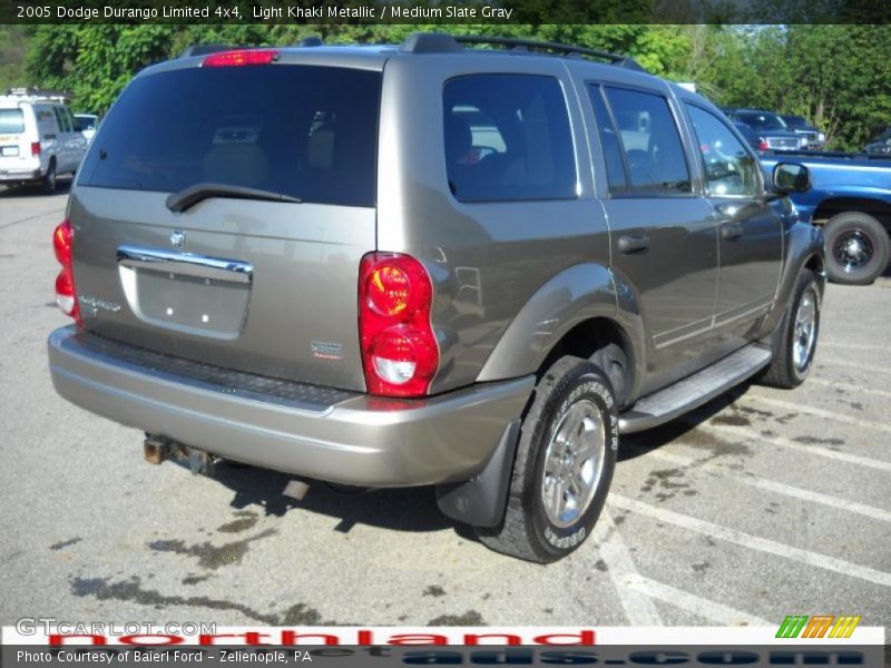Light Khaki Metallic / Medium Slate Gray 2005 Dodge Durango Limited 4x4