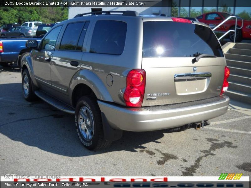 Light Khaki Metallic / Medium Slate Gray 2005 Dodge Durango Limited 4x4