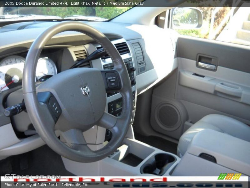 Light Khaki Metallic / Medium Slate Gray 2005 Dodge Durango Limited 4x4