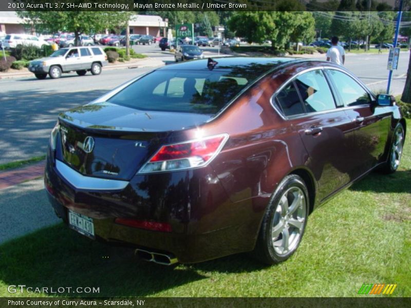 Mayan Bronze Metallic / Umber Brown 2010 Acura TL 3.7 SH-AWD Technology