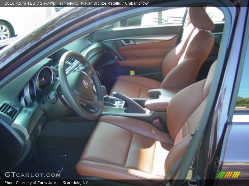 Mayan Bronze Metallic / Umber Brown 2010 Acura TL 3.7 SH-AWD Technology