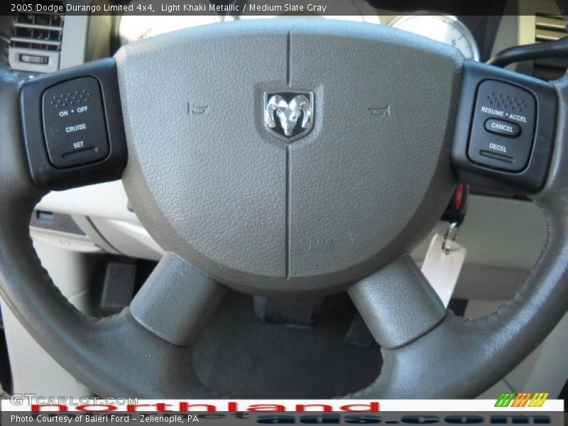 Light Khaki Metallic / Medium Slate Gray 2005 Dodge Durango Limited 4x4