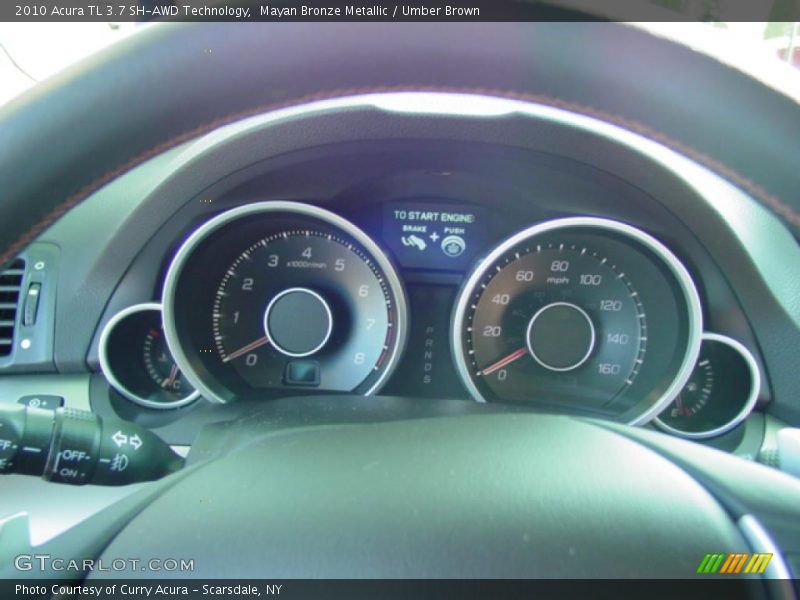 Mayan Bronze Metallic / Umber Brown 2010 Acura TL 3.7 SH-AWD Technology