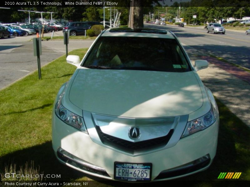 White Diamond Pearl / Ebony 2010 Acura TL 3.5 Technology