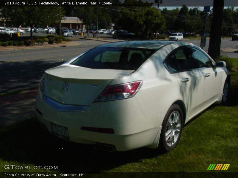 White Diamond Pearl / Ebony 2010 Acura TL 3.5 Technology