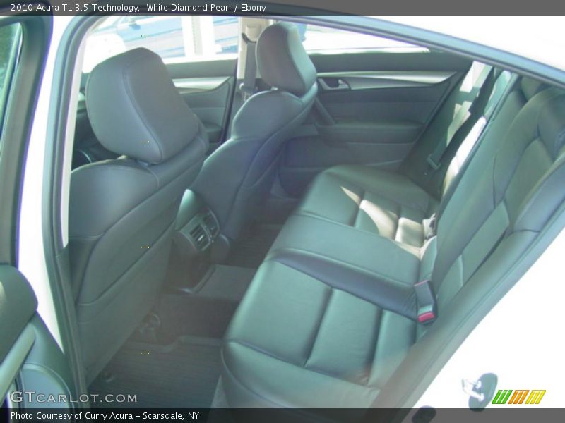 White Diamond Pearl / Ebony 2010 Acura TL 3.5 Technology