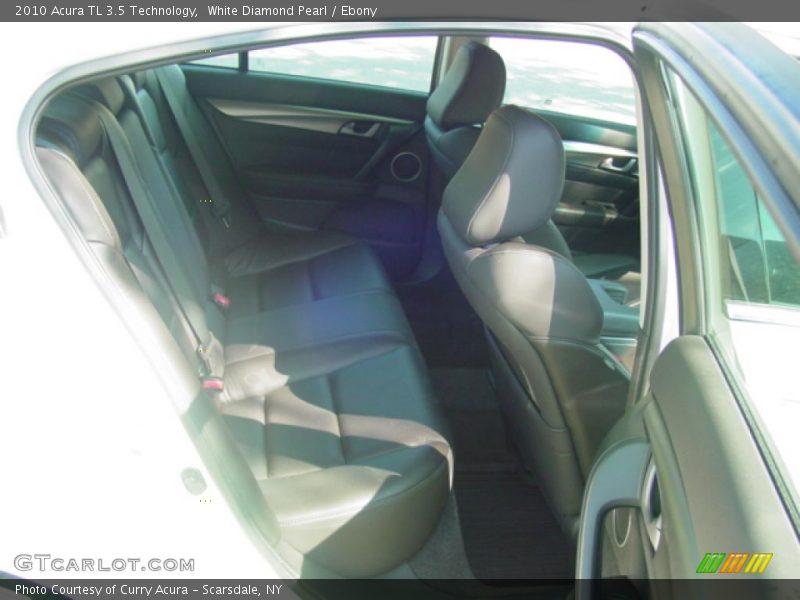 White Diamond Pearl / Ebony 2010 Acura TL 3.5 Technology
