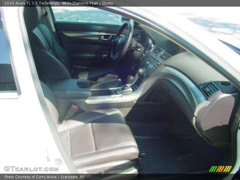 White Diamond Pearl / Ebony 2010 Acura TL 3.5 Technology