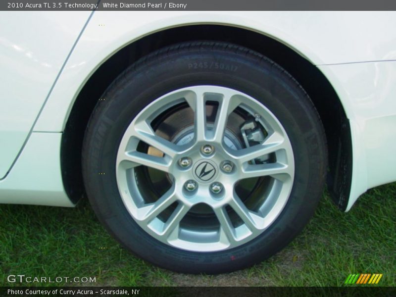 White Diamond Pearl / Ebony 2010 Acura TL 3.5 Technology