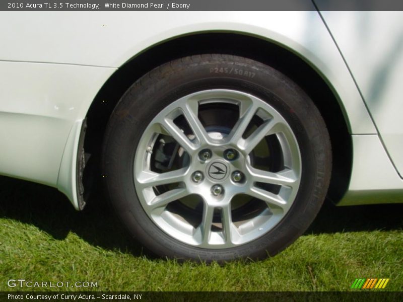 White Diamond Pearl / Ebony 2010 Acura TL 3.5 Technology