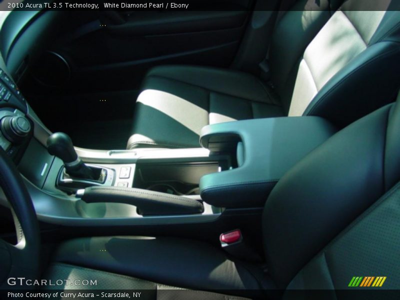 White Diamond Pearl / Ebony 2010 Acura TL 3.5 Technology