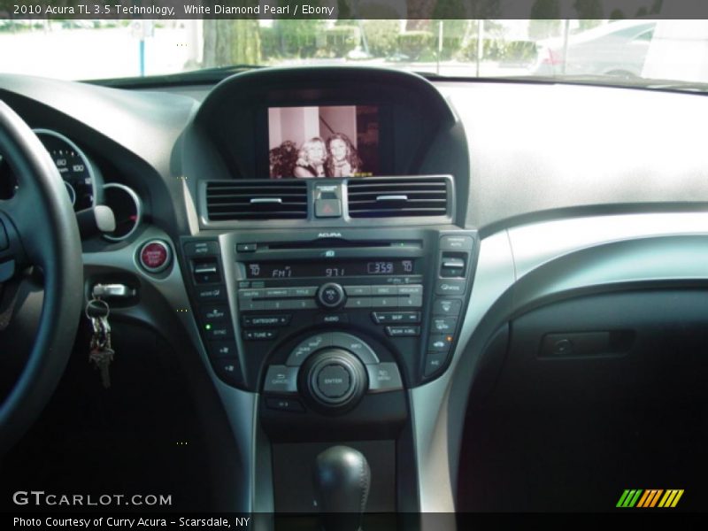 White Diamond Pearl / Ebony 2010 Acura TL 3.5 Technology