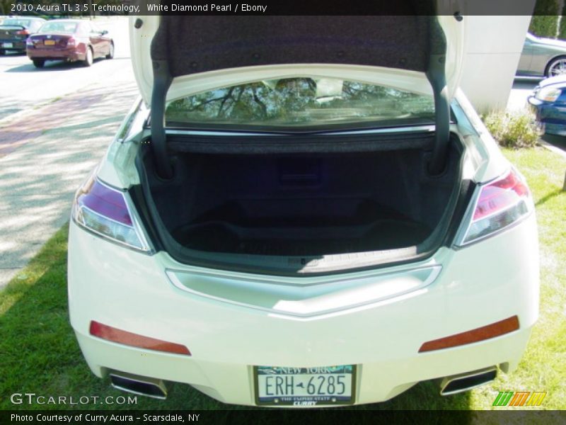 White Diamond Pearl / Ebony 2010 Acura TL 3.5 Technology