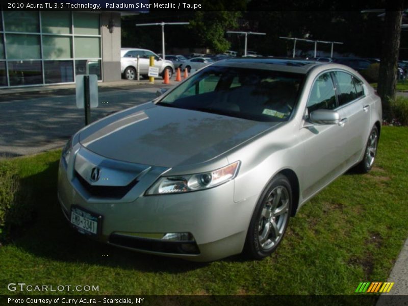 Palladium Silver Metallic / Taupe 2010 Acura TL 3.5 Technology