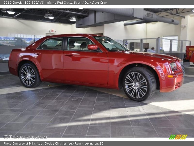 Inferno Red Crystal Pearl / Dark Slate Gray 2010 Chrysler 300 300S V6