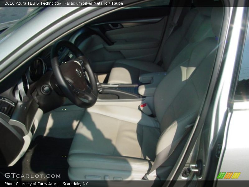 Palladium Silver Metallic / Taupe 2010 Acura TL 3.5 Technology