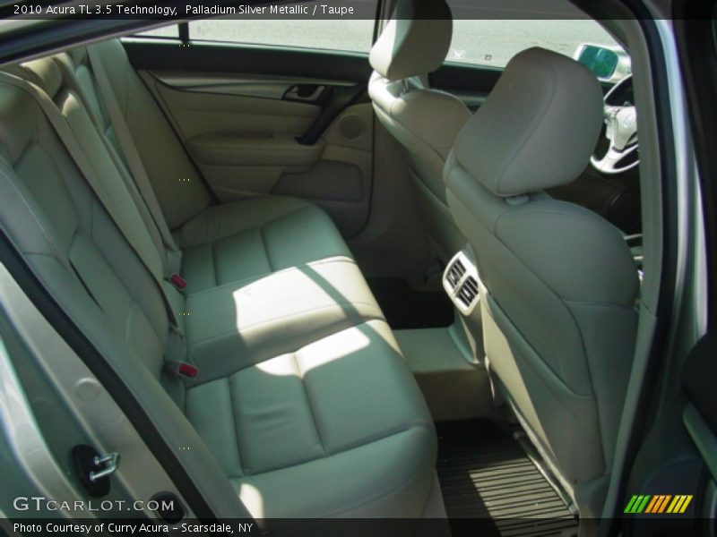 Palladium Silver Metallic / Taupe 2010 Acura TL 3.5 Technology