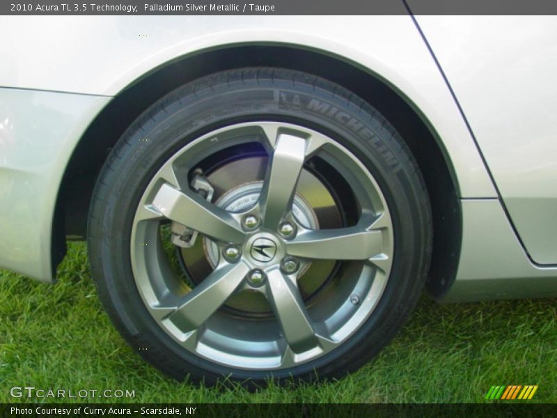 Palladium Silver Metallic / Taupe 2010 Acura TL 3.5 Technology