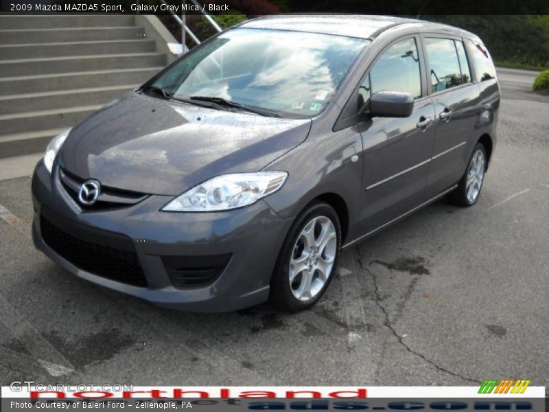Galaxy Gray Mica / Black 2009 Mazda MAZDA5 Sport