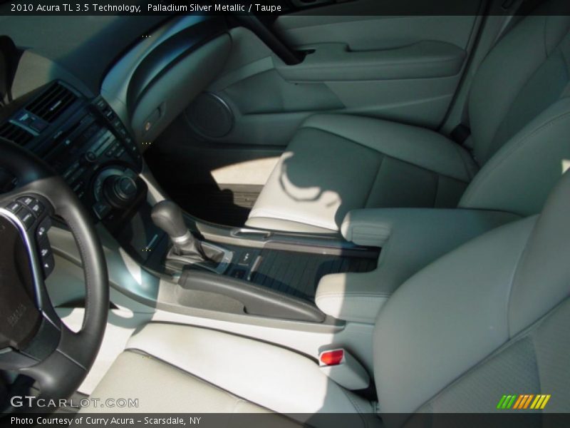 Palladium Silver Metallic / Taupe 2010 Acura TL 3.5 Technology