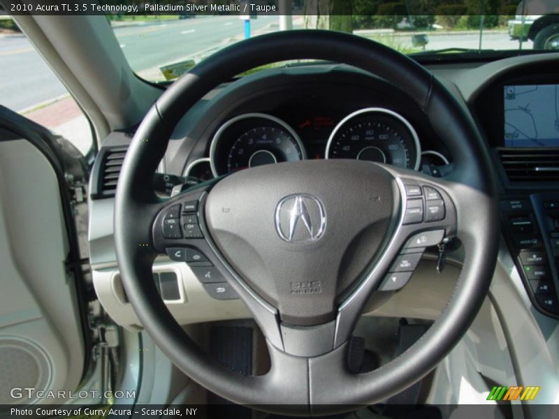 Palladium Silver Metallic / Taupe 2010 Acura TL 3.5 Technology