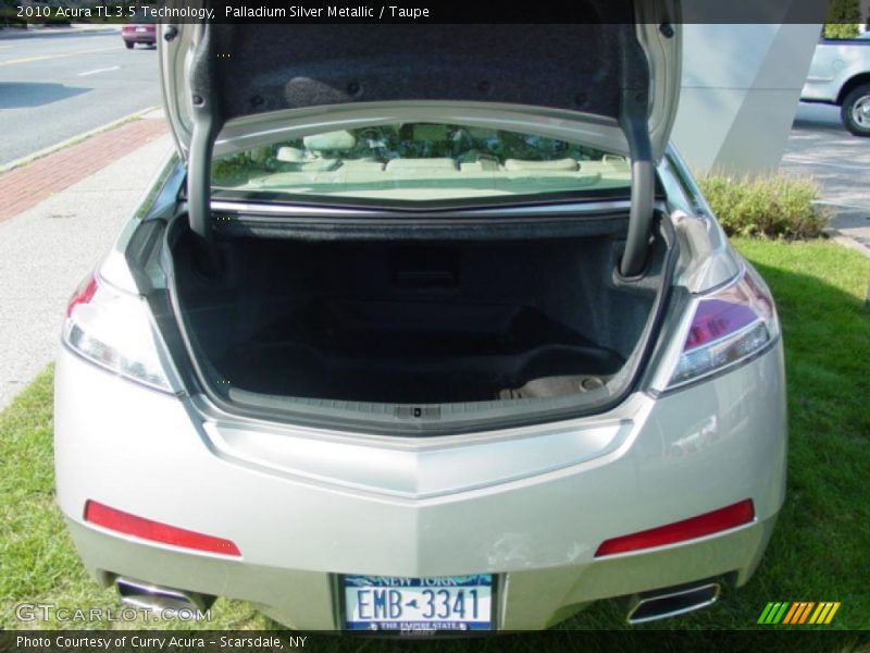 Palladium Silver Metallic / Taupe 2010 Acura TL 3.5 Technology