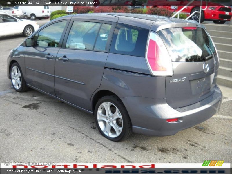 Galaxy Gray Mica / Black 2009 Mazda MAZDA5 Sport