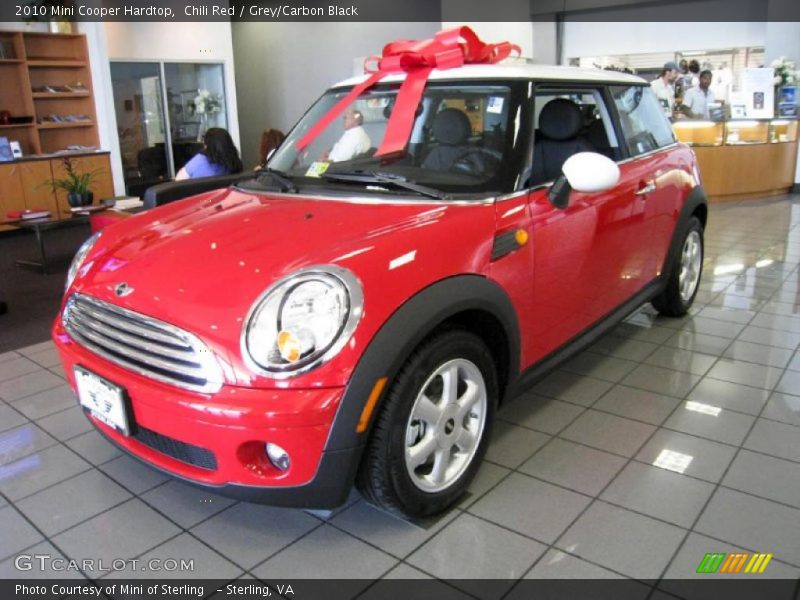 Chili Red / Grey/Carbon Black 2010 Mini Cooper Hardtop