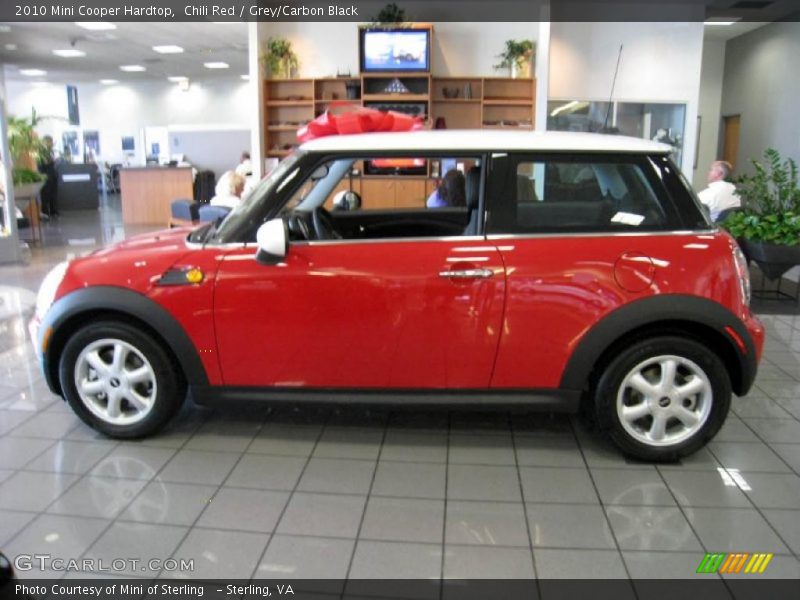 Chili Red / Grey/Carbon Black 2010 Mini Cooper Hardtop