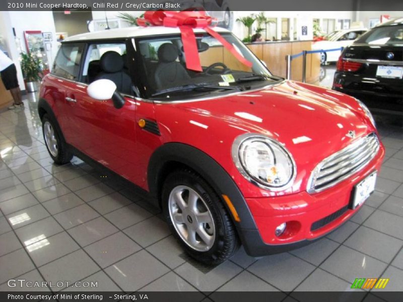 Chili Red / Grey/Carbon Black 2010 Mini Cooper Hardtop