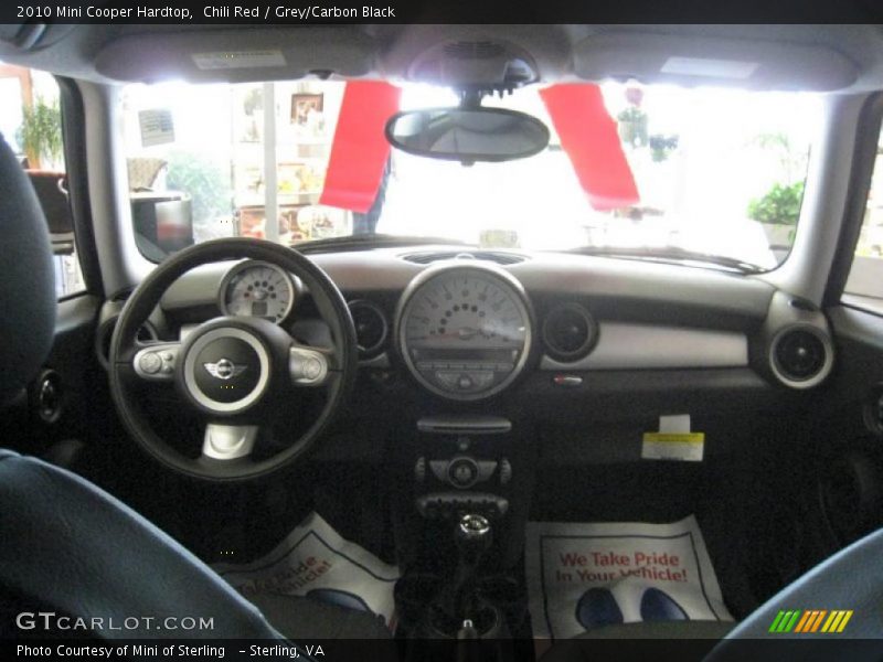 Chili Red / Grey/Carbon Black 2010 Mini Cooper Hardtop