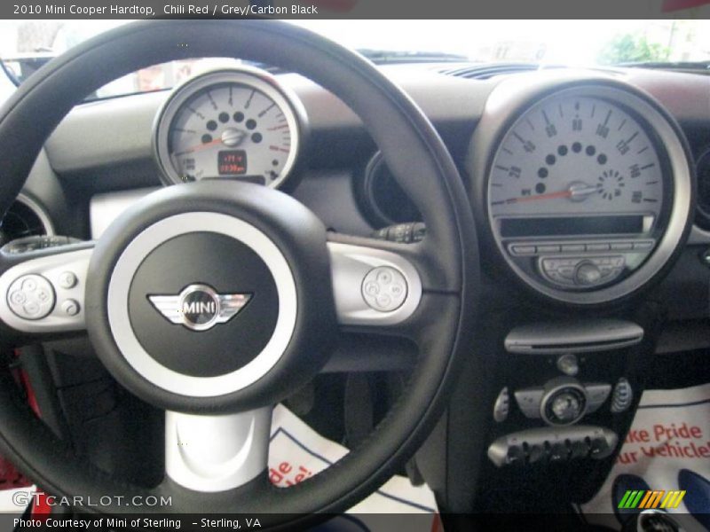 Chili Red / Grey/Carbon Black 2010 Mini Cooper Hardtop