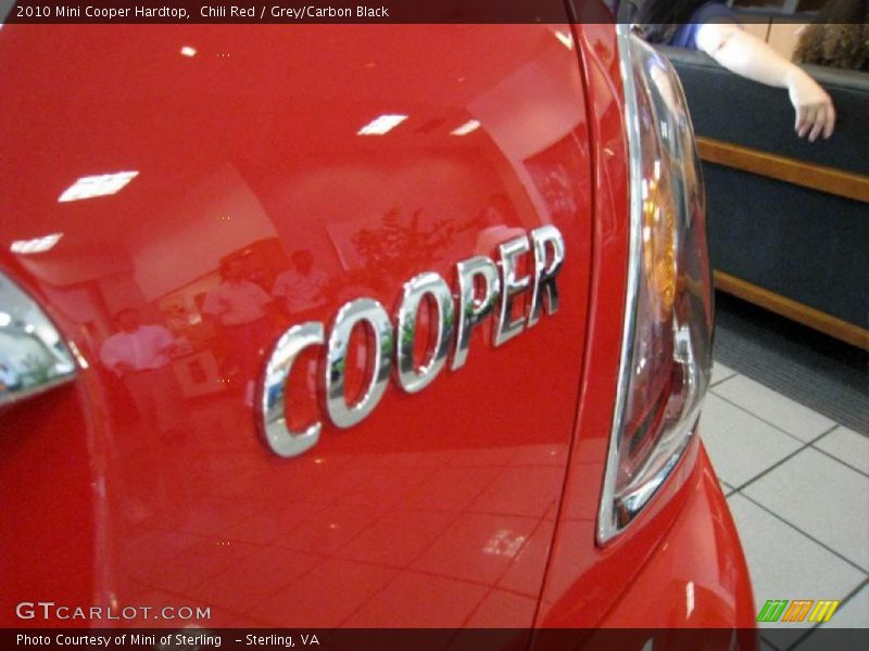 Chili Red / Grey/Carbon Black 2010 Mini Cooper Hardtop