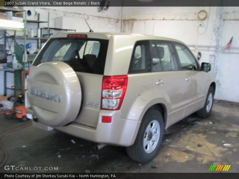 Clear Beige Metallic / Black 2007 Suzuki Grand Vitara