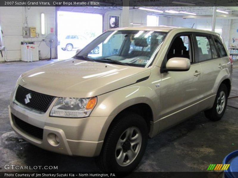 Clear Beige Metallic / Black 2007 Suzuki Grand Vitara