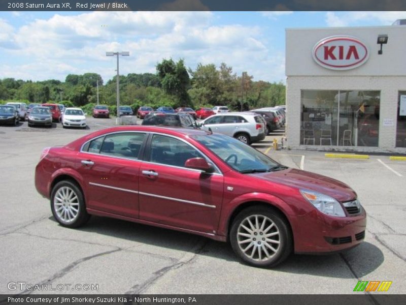 Red Jewel / Black 2008 Saturn Aura XR