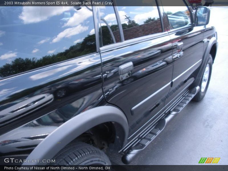 Solano Black Pearl / Gray 2003 Mitsubishi Montero Sport ES 4x4