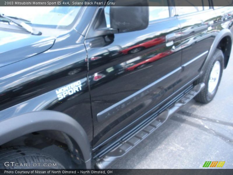 Solano Black Pearl / Gray 2003 Mitsubishi Montero Sport ES 4x4