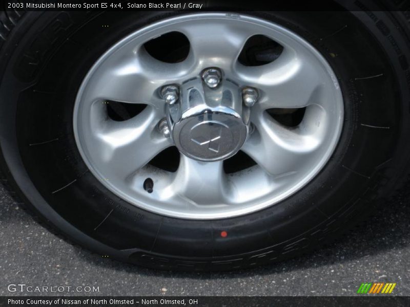 Solano Black Pearl / Gray 2003 Mitsubishi Montero Sport ES 4x4