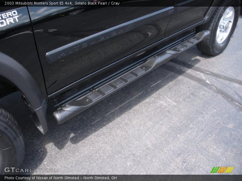 Solano Black Pearl / Gray 2003 Mitsubishi Montero Sport ES 4x4