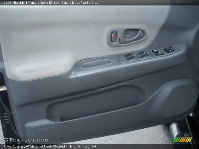 Solano Black Pearl / Gray 2003 Mitsubishi Montero Sport ES 4x4