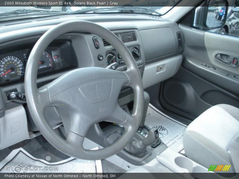 Solano Black Pearl / Gray 2003 Mitsubishi Montero Sport ES 4x4