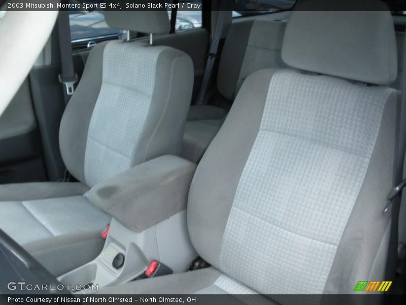 Solano Black Pearl / Gray 2003 Mitsubishi Montero Sport ES 4x4
